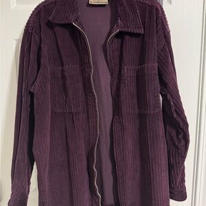Women's Vintage Express Purple Corduroy Jacket
